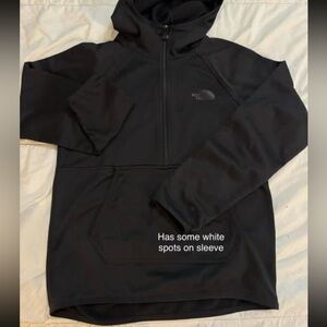 North face quarter zip hoodie